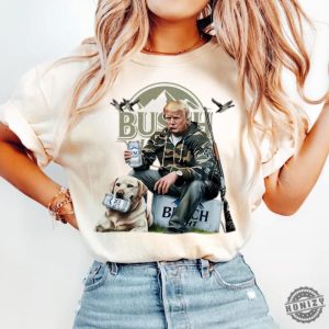 Trump 2024 Hunting Shirt Patriotic Camo Gun Design Distressed Usa Election Tee Maga Voter Gift For Her Trump Buch Light Beer Shirt honizy 8