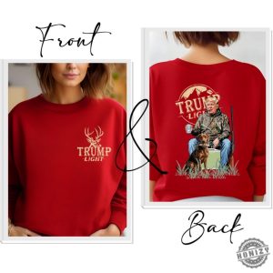 Western Trump Shirt Hunting Trump Sweatshirt President Trump Tshirt Trump 2024 Hoodie Donald Trump Sweater Trump Supporter Gift honizy 2