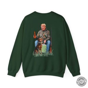 Hunting Trump Shirt Western Trump Sweatshirt Trump Duck Hunting Tshirt Trump Supporter Hoodie Christmas Gift For Hunting Dad honizy 6