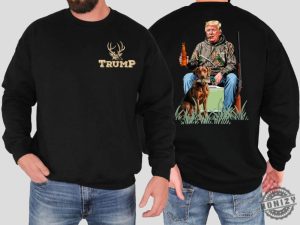 Hunting Trump Shirt Western Trump Sweatshirt Trump Duck Hunting Tshirt Trump Supporter Hoodie Christmas Gift For Hunting Dad honizy 7