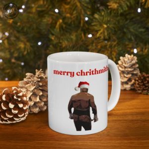 Mike Tyson Butt Funny Merry Chrithmith Coffee Mug Funny Christmas Gift Drinking Coffee Tea Cup Xmas Present For Mom Gift For Dad Gifts honizy 2