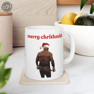 Mike Tyson Butt Funny Merry Chrithmith Coffee Mug Funny Christmas Gift Drinking Coffee Tea Cup Xmas Present For Mom Gift For Dad Gifts honizy 5