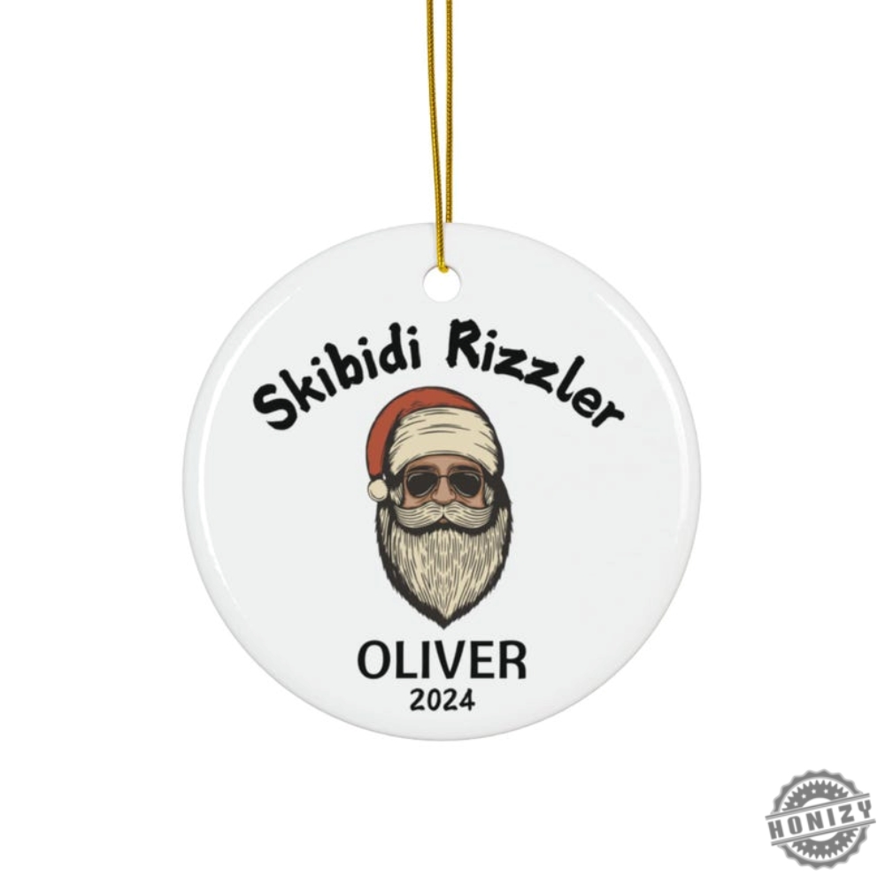 Skibidi Rizzler Custom Teen Meme Christmas Ornament  Gen Alpha Funny White Elephant Gift Teen Slang Skibidi Toilet Ohio Rizz