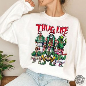 Thug Life Christmas Shirt Christmas Sweatshirt Christmas Movie Tee Christmas Friends Hoodie Christmas Character Movies Thug Life honizy 3