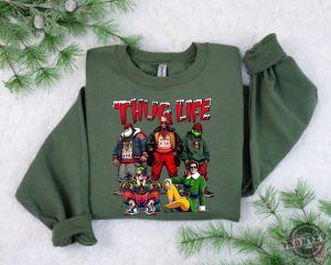 Thug Life Christmas Tshirt Thug Life Christmas Movie Sweatshirt Friends Gifts For Women Holiday Crewneck Xmas Hoodie Womens Halloween Gifts honizy 3