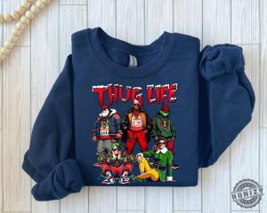 Thug Life Christmas Tshirt Thug Life Christmas Movie Sweatshirt Friends Gifts For Women Holiday Crewneck Xmas Hoodie Womens Halloween Gifts honizy 4