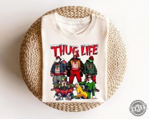 Thug Life Christmas Tshirt Thug Life Christmas Movie Sweatshirt Friends Gifts For Women Holiday Crewneck Xmas Hoodie Womens Halloween Gifts honizy 6