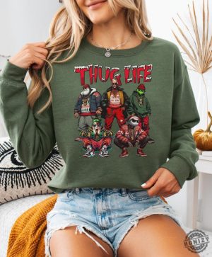 Thug Life Christmas Sweatshirt Oversized Christmas Tshirt Unisex Hoodie honizy 2