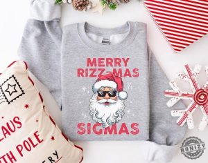 Merry Rizzmas Sigmas Shirt Gen Alpha Xmas Tshirt Funny Santa Claus Sweater Funny Xmas Hoodie Funny Middle Schooler Gift honizy 4