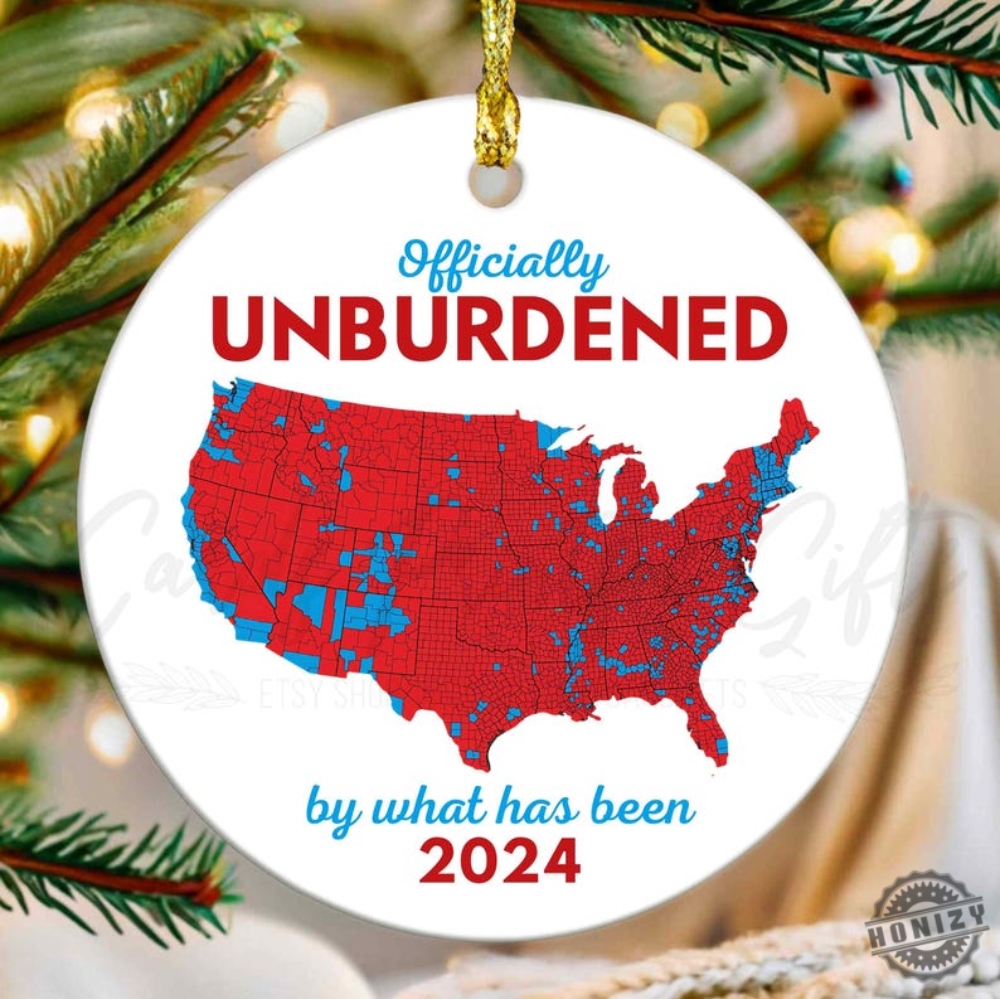 Donald Trump 2024 Election Results Map Ornament Usa Electoral Map 2024 Ornament Unburdened By What Has Been Trump Landslide Red Wave