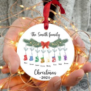 Family Christmas Ornament Bundle Png Ornament Add Your Own Name Personalized Family Stocking Ornament Design Pngchristmas Bundle Ornament honizy 4