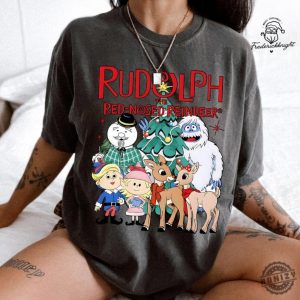 Vintage Rudolph The Rednosed Reindeer Christmas Sweatshirt Rudolph The Rednose Reindeer Shirt Merry Christmas Shirt Christmas Movie Tee honizy 2