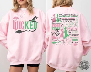 Wicked 2 Side Shirt Wicked Defy Gravity Sweatshirt Wizard Of Oz Hoodie Wicked Tshirt Wizard Of Oz Shirt Broomstick Gift honizy 3