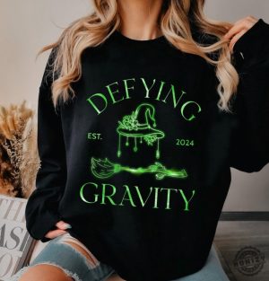 Defying Gravity Witch Shirt Matching Glinda And Elphaba Sweatshirt Matching Pink And Green Tshirt Changed For Good Hoodie Matching Movie Gift honizy 2