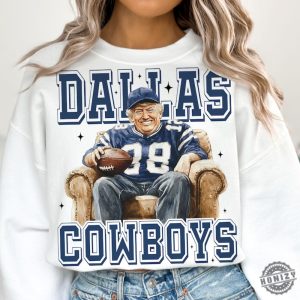 Cowboys Trump Football Shirt Dallas Coboys Football Trump Tshirt Football Christmas Hoodie Blue And White Football Sweatshirt honizy 6