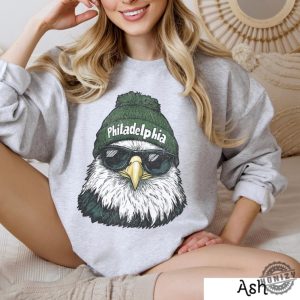 Vintage Philadelphia Football Shirt Trendy Fan Gifts Game Day Crewneck Sweatshirt Retro Eagles Apparel Team Wear Hoodie Trendy Gift Football Fan honizy 4