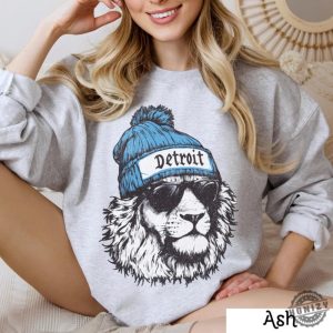 Detroit Football Crewneck Sweatshirt Vintage Sports Fan Apparel Trendy Game Day Hoodie Unisex Detroit Tshirt Detroit Football Fan Gift honizy 6