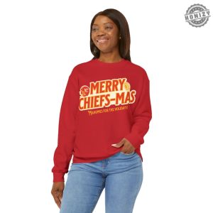 Kansas City Chiefs Christmas Tshirt Holiday Crewneck Hoodie Kc Chiefs Gift Game Day Sweatshirt Nfl Apparel honizy 6