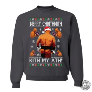 Mike Tyson Ugly Christmas Sweater Unisex Crewneck Sweatshirt Hoodie Tshirt honizy 2