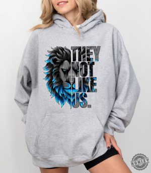 Detroit Football Tshirt They Not Like Us Sweatshirt Detroit Lions Football Hoodie Detroit Lions Football Shirt honizy 3