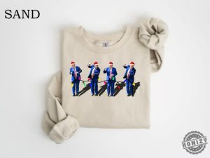 Trump Dance Christmas Tshirt Christmas Santa Trump Sweatshirt Humorous Trump Christmas Hoodie Christmas Republican Sweater Trump Dancing Tee honizy 3