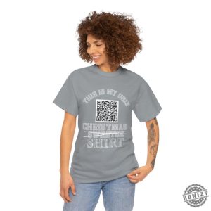 This Is My Ugly Christmas Sweater Funny Qr Code Tshirt honizy 3