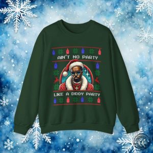 Aint No Party Like A Diddy Party Ugly Christmas Shirt Funny Holiday Hiphop Meme Sweater honizy 2