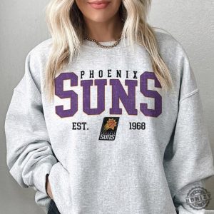 Vintage 90S Phoenix Suns Shirt Crewneck Phoenix Suns Sweatshirt Hoodie Retro For Women And Men Basketball Christmas Tshirt honizy 4