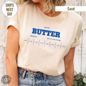 Salted Butter Shirt Butter Sweatshirt Funny Baking Hoodie Baker Gift Foodie Gifts Tees Baker Funny Shirts Gifts honizy 3