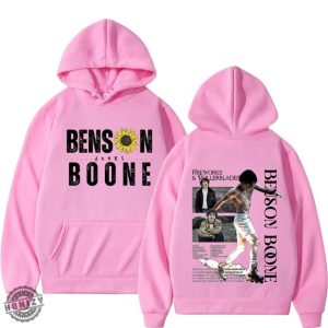 Benson Boone Shirt Musician Merch Sunflower Design Hoodie Fireworks Rollerblades Tour Tshirt 2024 Tour Sweatshirt honizy 5