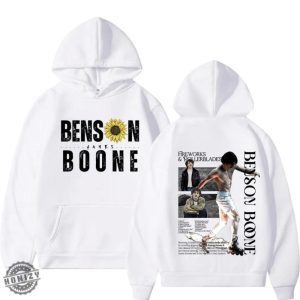 Benson Boone Shirt Musician Merch Sunflower Design Hoodie Fireworks Rollerblades Tour Tshirt 2024 Tour Sweatshirt honizy 6