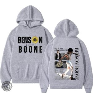 Benson Boone Shirt Musician Merch Sunflower Design Hoodie Fireworks Rollerblades Tour Tshirt 2024 Tour Sweatshirt honizy 9