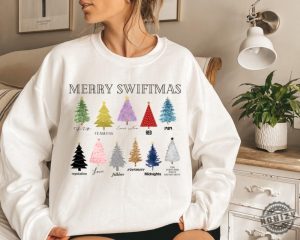 Merry Swiftmas Shirt Christmas Tree Crewneck Sweater Christmas Tree Tshirt Ts Fan Gift Song Lyric Hoodie Christmas Gift Tee honizy 5