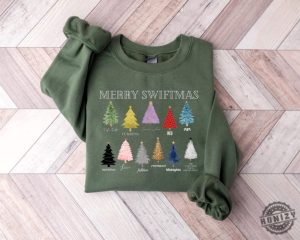 Merry Swiftmas Shirt Christmas Tree Crewneck Sweater Christmas Tree Tshirt Ts Fan Gift Song Lyric Hoodie Christmas Gift Tee honizy 6