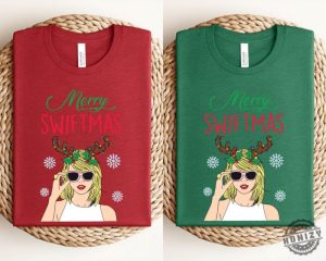 Merry Swiftmas Shirt Merry Swiftmas Crewneck Sweatshirt Christmas Swiftmas Shirt For Taylor Lovers Christmas 90S Movies Tshirt Ts Fan Gifts honizy 7