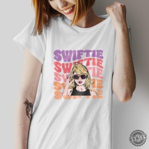 Little Swftie Shirt First Concert Outfits Retro Floral Little Swftie Sweatshirt Cute Swftie Graphic Tshirt Swftie Fan Hoodie Eras Tour Merch honizy 3