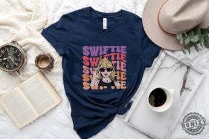 Little Swftie Shirt First Concert Outfits Retro Floral Little Swftie Sweatshirt Cute Swftie Graphic Tshirt Swftie Fan Hoodie Eras Tour Merch honizy 5