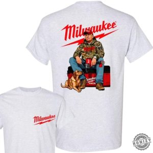 Milwaukee Trump Camo Hoodie Fuel Hand Drill Dog Hunt Sweatshirt Trumm Won Tshirt Trum With Local Boy Cotton Shirt honizy 2