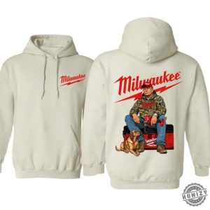 Milwaukee Trump Camo Hoodie Fuel Hand Drill Dog Hunt Sweatshirt Trumm Won Tshirt Trum With Local Boy Cotton Shirt honizy 6