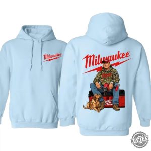 Milwaukee Trump Camo Hoodie Fuel Hand Drill Dog Hunt Sweatshirt Trumm Won Tshirt Trum With Local Boy Cotton Shirt honizy 7