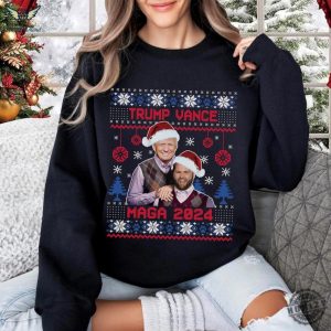 Trump Vance 24 Ugly Sweater Christmas Trump 2024 Sweatshirt President Trump Hoodie Republican Tshirt Republican Gifts Support Trump Shirt honizy 3