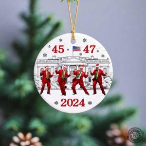 President 4547 Dancing Ornament Trump Victory Christmas Ornament 2024 Election Ornament Republican Ornament Trump Happy Dance honizy 2