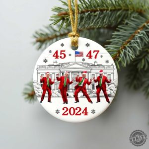 President 4547 Dancing Ornament Trump Victory Christmas Ornament 2024 Election Ornament Republican Ornament Trump Happy Dance honizy 5