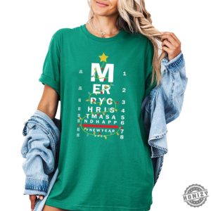 Christmas Optometry Shirt Xmas Gift For Optician Hoodie Optometrist Nurse Xmas Sweatshirt Optometry Ugly Christmas Tshirt Optician Christmas Tree Gift honizy 4