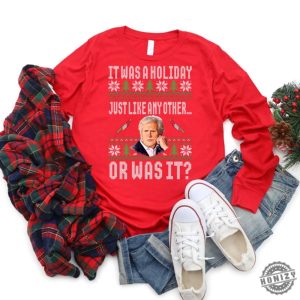 True Crime Ugly Christmas Sweater Party Long Sleeve Shirt Keith Morrison Ugly Christmas Tshirt True Crime Christmas Hoodie honizy 3