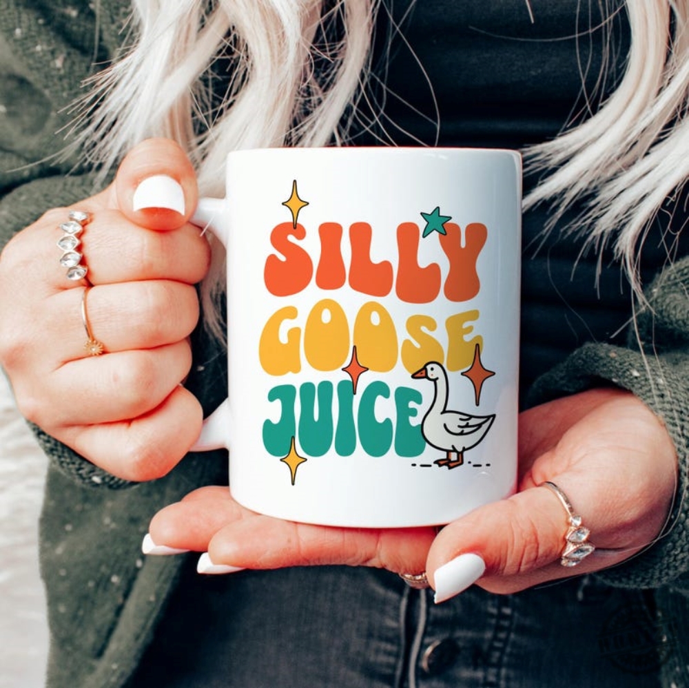 Silly Goose Juice Coffee Mug Funny Gift Silly Goose Mug Funny Coffee Cup Gifts For Everyone Meme Gift Silly Goose Gift