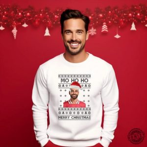 Mo Salah Christmas Ugly Sweatshirt Mo Ho Ho Merry Christmas Printed Jumper Hoodie Xmas Football Lovers Adults Kids Tops Tshirt Liverpool Fans Gifts honizy 5