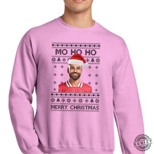 Mo Salah Christmas Ugly Sweatshirt Mo Ho Ho Merry Christmas Printed Jumper Hoodie Xmas Football Lovers Adults Kids Tops Tshirt Liverpool Fans Gifts honizy 7