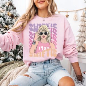 Little Swiftie Sweatshirt Swifties Christmas Tshirt Ts Fan Floral Swiftie Hoodie Swiftie Fan Shirt Little Swiftie Gift honizy 5