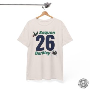 Saquon Barkley Eagles X Penn State Custom Tshirt Nfl Gear Hoodie Philadelphia Eagles Sweatshirt Philly Sports Psu Nittany Lions Gift honizy 3